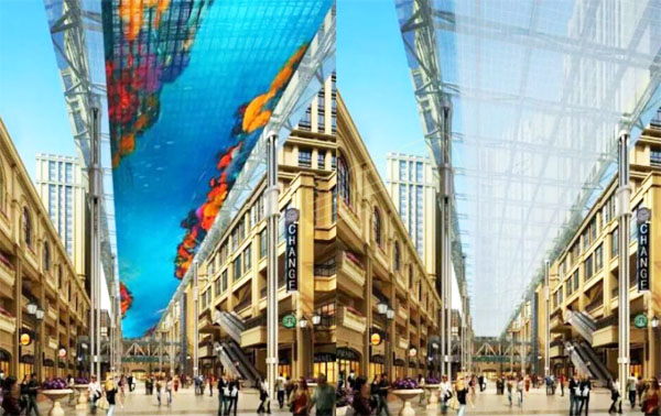 威特姆光电通明LED天幕显示屏